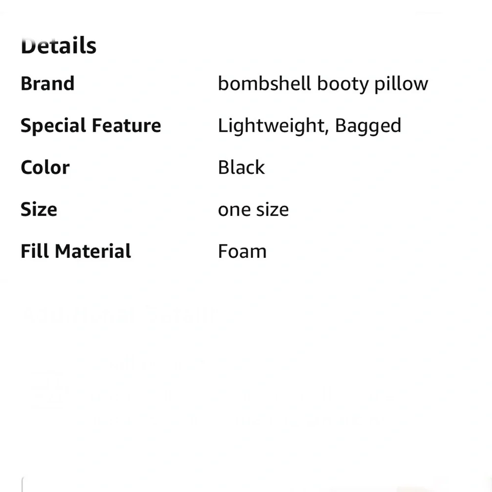 New MY BOOTY Pillow Brazilian Butt Lift Post Op and Med Pride Surgical Tape - Picture 6 of 11